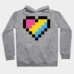 Pansexual heart Hoodie